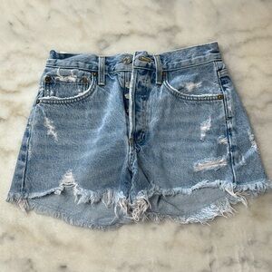 AGOLDE high waisted Parker short